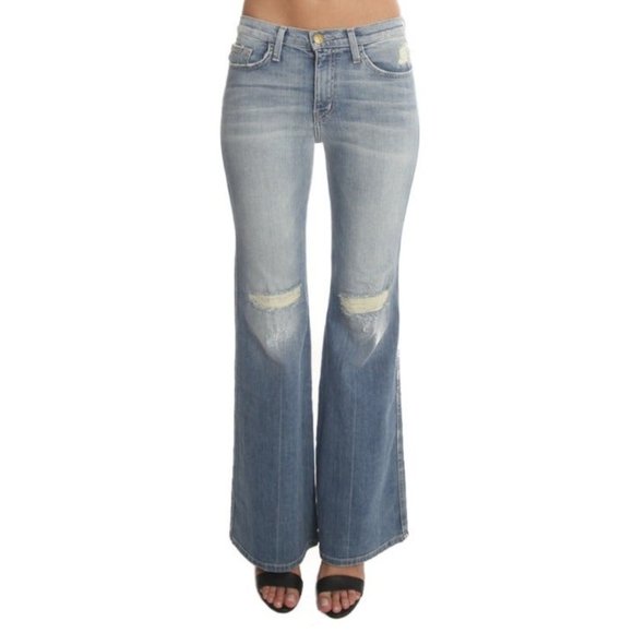 Current/Elliott Flare Jeans Retro 70's Jeans The Girl Crush High Waisted Sz 26 - Picture 5 of 9